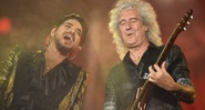 Adam Lambert e Brian May (Foto: Anthony Behar / Sipa via AP Images)
