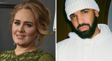 None - Adele (Foto: Jordan Strauss / Invision / AP) e Drake (Foto: Instagram / Reprodução)