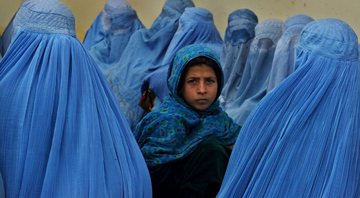 Mulheres afegãs (Foto: Paula Bronstein/Equipe)