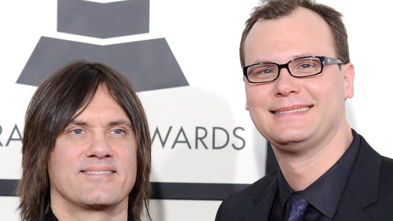 Alastair Moock (à direita) no Grammy Awards de 2014