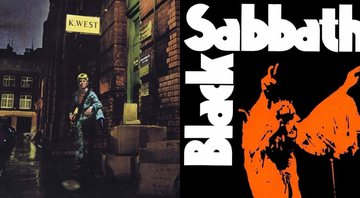 Álbuns de David Bowie e Black Sabbath foram lançados em 1972 (Foto: Divulgação)