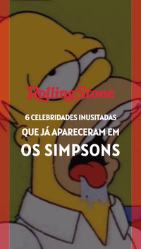 6 celebridades inusitadas em Os Simpsons
