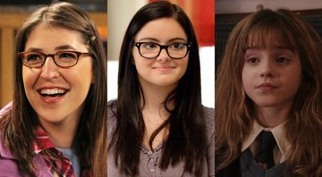 Amy de The Big Bang Theory, Alex de Modern Family e Hermione de Harry Potter (Foto: Reprodução)