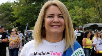 None - Ana Cristina, ex-esposa de Jair Bolsonaro (Foto: Reprodução)