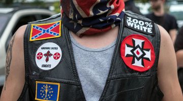 Supremacista branco dos EUA (Foto: Anadolu Agency via Getty Images)