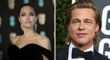None - Angelina Jolie (foto: Invision/AP) e Brad Pitt no Globo de Ouro 2020 (Foto: Jordan Strauss / Invision / AP)