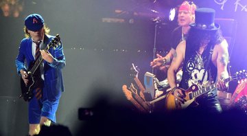 None - Angus Young, Axl Rose e Slash no Coachella 2016 (Foto: Frazer Harrison/Getty Images for Coachella)