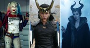 Arlequina, Loki e Malévola são alguns dos principais vilões a estrelarem novas produções (Foto: Reprodução/ YouTube)