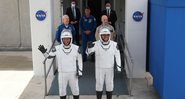 Astronautas Bob Behnken e Doug Hurley (Foto: Joe Raedle / Getty Images News)