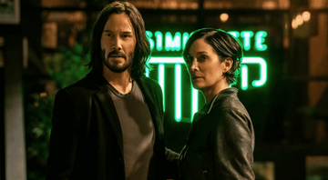 None - Keanu Reeves e Carrie-Anne Moss em Matrix Resurrections (Foto: Reprodução)