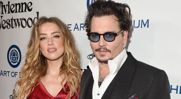 Amber Heard e Johnny Depp (Foto: Jason Merrit / Getty Images)