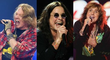 None - Axl Rose (Foto:Mark Allan/AP), Ozzy Osbourne (foto: Vladimir Astapkovich/ AP) e David Coverdale (Foto: Diego Padilha/ I Hate Flash)