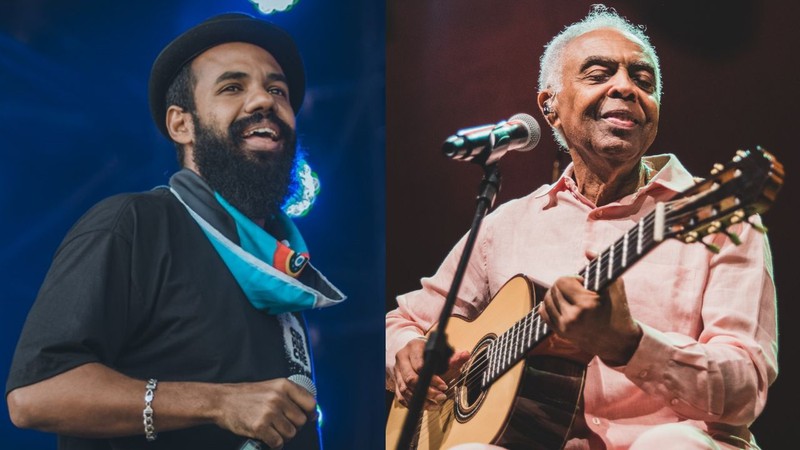 BaianaSystem e Gilberto Gil tocarão juntos no Encontros Tropicais (Foto 1: Divulgação e Foto 2: Fernanda Tiné)
