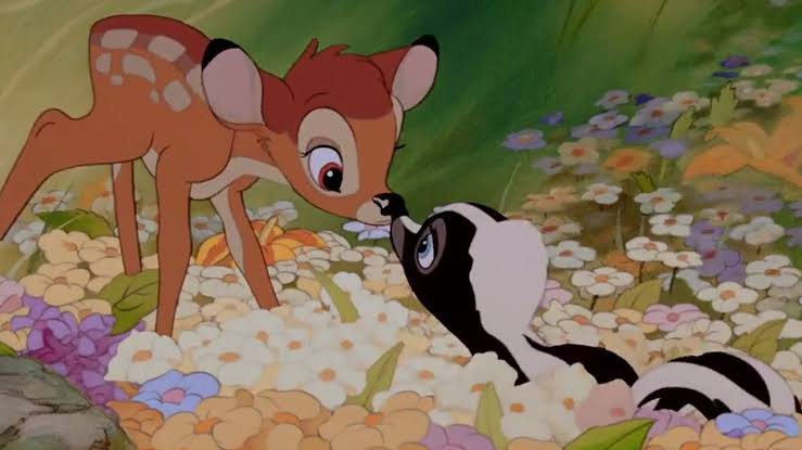 Bambi e Flor (Foto: Reprodução / Disney)