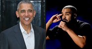 Barack Obama (Foto: Chris Radburn/PA Wire) e Drake (Foto: Getty Images / Kevin Winter Equipe)