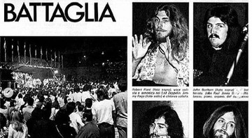Imagem Jimmy Page relembra quando o Led Zeppelin teve show brutalmente atacado pela polícia na Itália