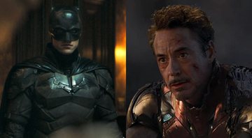 None - Montagem de Batman (Foto: Reprodução/ Warner) e Homem de Ferro (Marvel / Reprodução)