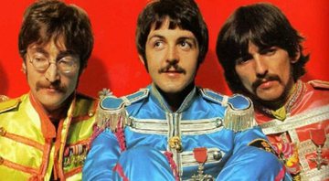 None - John Lennon, Paul McCartney e George Harrison em Sgt. Pepper's Lonely Hearts Club Band (foto: reprodução)