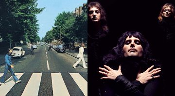 None - Capas de Abbey Road, dos Beatles, e Queen II, do Queen (Foto: Reprodução/Instagram)