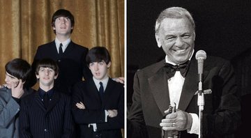 Frank Sinatra e Beatles (Fotos: AP Photo/Ray Stubblebine e Apple Corps Ltd 2009)