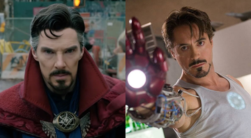 Benedict Cumberbatch como Doutor Estranho (Foto: Reprodução / Marvel) | Robert Downey Jr. como Homem de Ferro (Foto: Reprodução / Marvel)