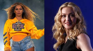 Beyoncé e Madonna (Foto: Getty Images)