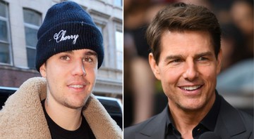 Justin Bieber e Tom Cruise (Foto: Getty/Gotham e AFP/Arquivos)