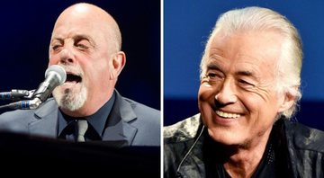 Billy Joel (Foto: Scott Roth/AP) e Jimmy Page (Foto: Kevin Winter/Getty Images)