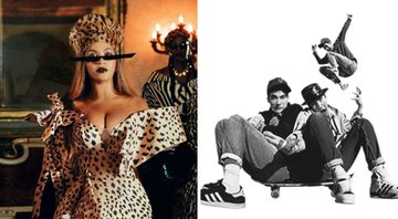None - Beyoncé em Black is King (Foto: Divulgação) e A história dos Beastie Boys (Foto: Divulgação)
