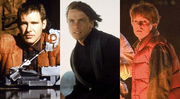 None - Blade Runner, o Caçador de Androides (Foto: Reprodução), Star Wars: O Retorno de Jedi (Foto: Reprodução/ Lucasfilm) e De Volta Para o Futuro (Foto: Divulgação)