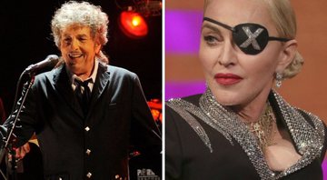 None - Bob Dylan (Foto: Chris Pizzello / AP) e Madonna (Foto: Press Association via AP Images)