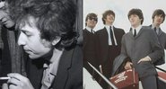Bob Dylan e Beatles (Foto 1: Landmark / MediaPunch / IPX/Foto 2: AP Images)