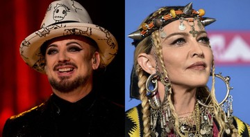 None - Boy George e Madonna (Foto: Even Agostini / AP)