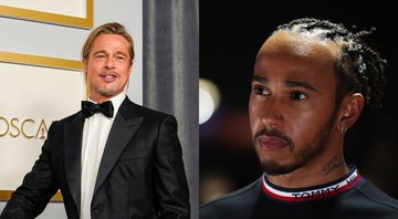 None - Brad Pitt e Lewis Hamilton (Fotos: Getty Images)