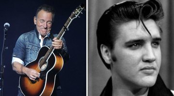 Bruce Springsteen (Foto: Brad Barket/Invision/AP) e Elvis Presley (Foto: Reprodução)