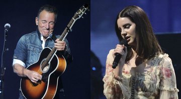 Bruce Springsteen (Foto: Brad Barket/Invision/AP) e Lana Del Rey (Foto: Robb Cohen / Invision / AP)