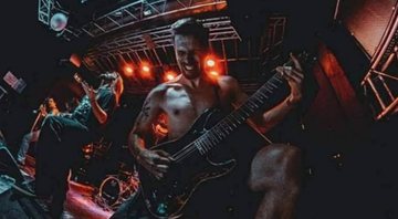 None - Eerik Maurage, guitarrista da banda Brutal Sphincter (Foto: Instagram / Reprodução)