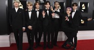 BTS no Grammy 2019 (Foto:Jordan Strauss/Invision/AP)