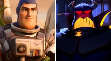 None - Teaser de Lightyear (Foto: Reprodução/YouTube) e Imperador Zorg em Toy Story (Foto: Reprodução/Pixar)