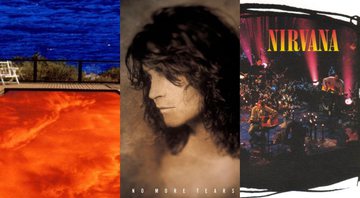 Califoniacation, do Red Hot Chili Peppers; No More Tears, de Ozzy Osbourne e MTV Unplugged In New York, do Nirvana (Fotos: Reprodução )
