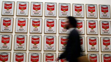 Campbell's Soup de Andy Warhol (Foto: Sion Touhig / Getty Images)
