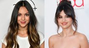 Cantora Olivia Rodrigo a esquerda (Foto: Frazer Harrison/Getty Images) e cantora Selena Gomez a direita (Foto: Tibrina Hobson/Getty Images)