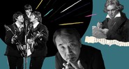 Beatles, Haruki Murakami e Beethoven (Arte: Julia Harumi Morita)