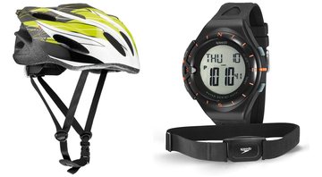 Bicicleta, capacete, luva e muitos outros itens para quem deseja praticar o ciclismo - Reprodução/Amazon