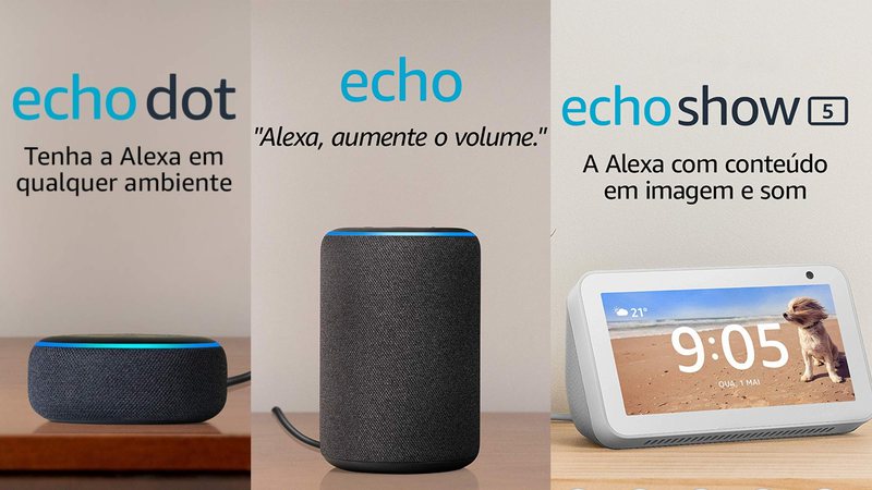 Os dispositivos Echo vão facilitar o seu dia a dia