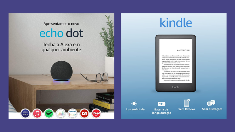 Echo Dot, Smart Lâmpada, Kindle e outros eletrônicos que vão te conquistar