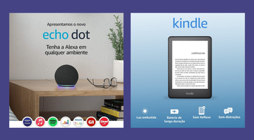 Echo Dot, Smart Lâmpada, Kindle e outros eletrônicos que vão te conquistar - Reprodução/Amazon