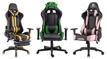 Selecionamos 10 cadeiras gamer incríveis que prometem muito conforto - Reprodução/Amazon