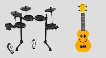 Violão, guitarra, teclado, flauta e outros instrumentos musicais que vão te conquistar - Reprodução/Amazon