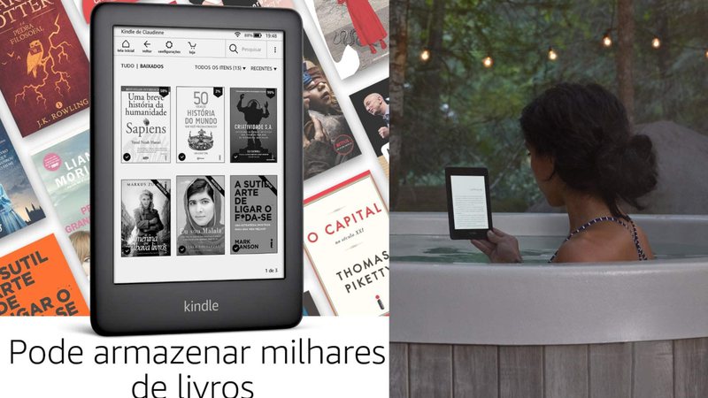Listamos 7 benefícios e 3 modelos de Kindle que vão conquistar todos os apaixonados por leitura